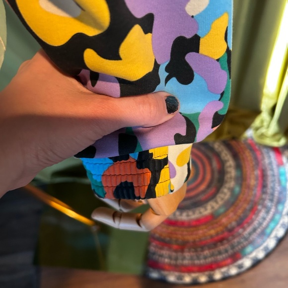 Adidas Originals Colorful Camo Crewneck Sweatshirt XL Streetwear Y2K Gorpcore - Picture 6 of 11